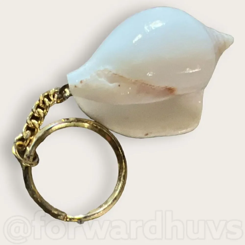 Bundle Sale 3 for $15 | Seashell Mini Conch Shell Keychain